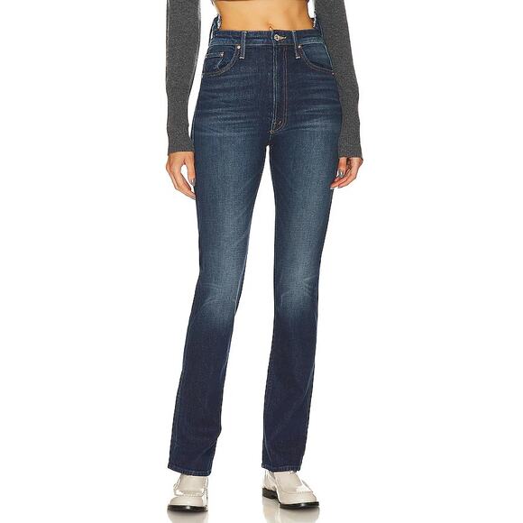 NWT Mother High Waisted Rider Shift Sneak Bootcut Jeans Digital Underground 25 - Picture 1 of 8